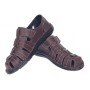 Sandale barbati casual din piele naturala Bordeaux GKR73VIS